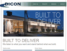 Tablet Screenshot of dicon.com